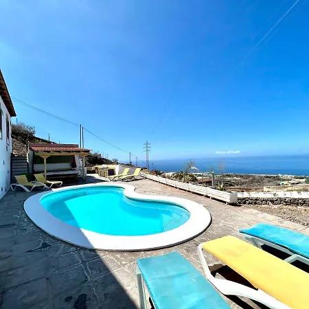 Casa Con Piscina Compartida Vista Directamente Al Mar, Wifi Y Barbacoa Guía de Isora